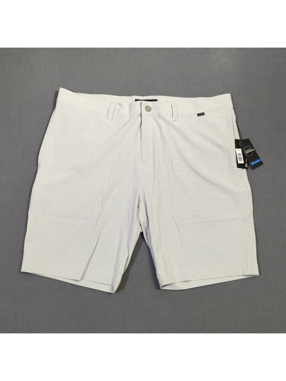 Travis Mathew Shorts Men's 40 Light Gray Carlsbad Golf Performance Casual NWT